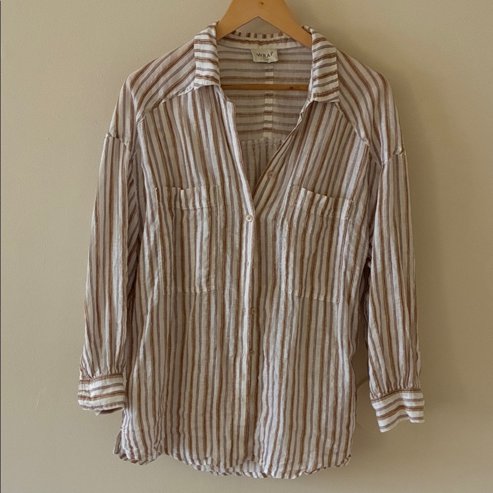 Wrap London Linen Button-Down
